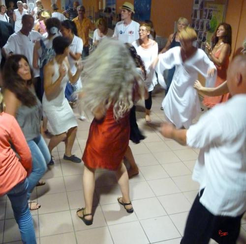 La fête après la démo publique