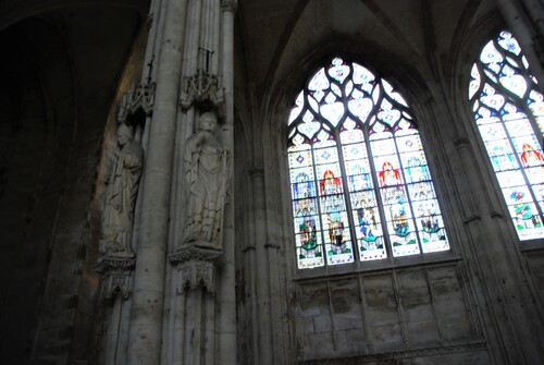 Le Gros Horloge et l'église saint Eloi à Rouen