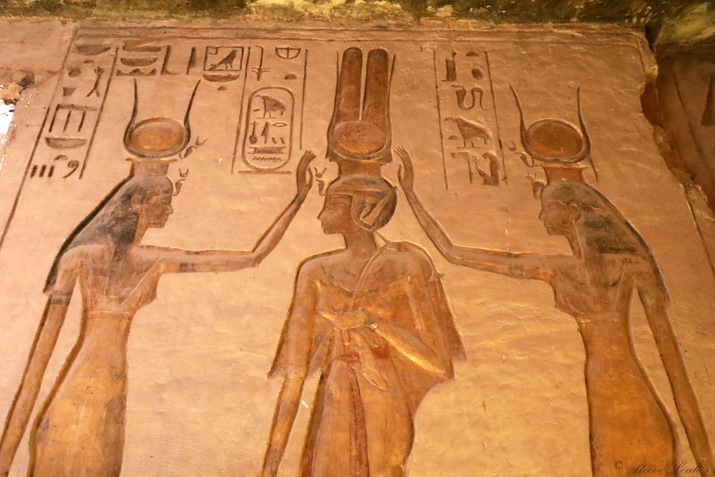 Petit temple d'Abou Simbel dédié à Néfertari, Egypte