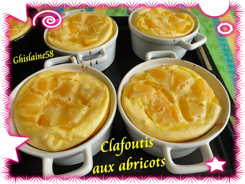 Clafoutis aux abricots (au sirop)