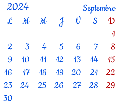 Matrices Septembre 2024