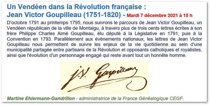 Un Vendéen dans la Révolution française : Jean Victor Goupilleau