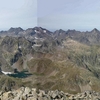 Panorama depuis le sommet du pic Sud de Chabarrou ou pic Alphonse Meillon (2930 m.)