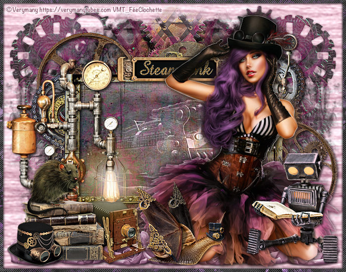 Purple steampunk