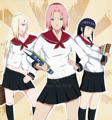 Ino, Sakura et Hinata
