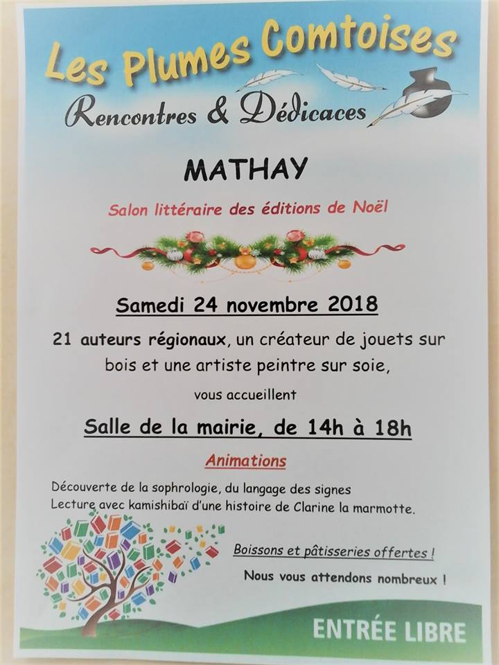Le 24 novembre 2018 à Mathay, avec les Plumes Comtoises