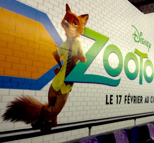 Zootopie, le zoo Disney au métro Concorde