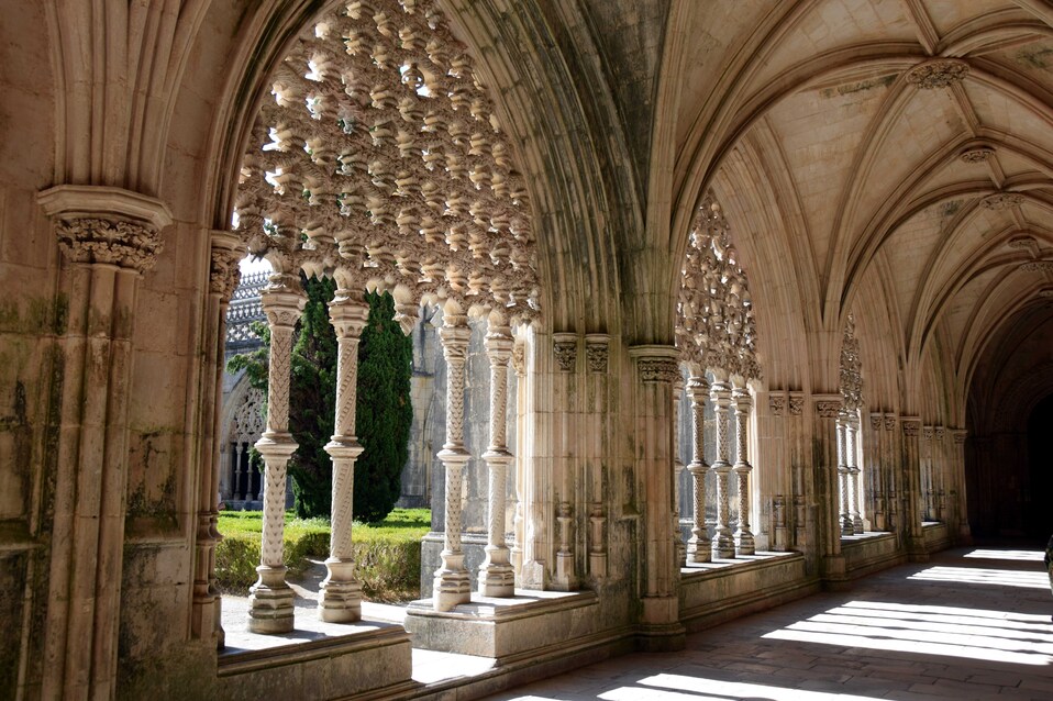 Portugal - Estremadura - Monastère de Batalha - Le cloître royal