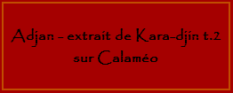 Extrait du tome 2 de Kara-djin