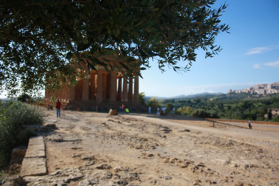 Sicile,en septembre  : Vallée des Temples.