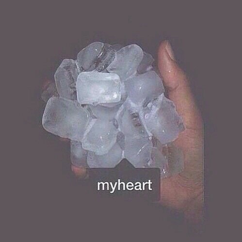 Image de heart, ice, and cold