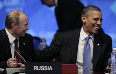 Barack Obama et Vladimir Poutine Barack Obama et Vladimir Poutine