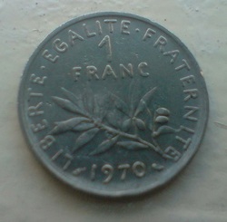 Ma collection du Franc Français ( pieces de monnaie )