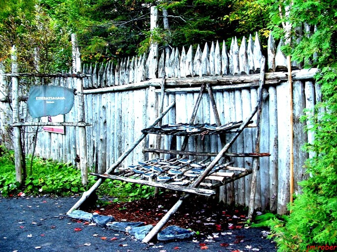 Souvenir du Canada , visite chez les Hurons-Wendats