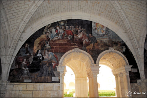 Photos Fresques - salle Capitulaire - Abbaye de Fontevraud