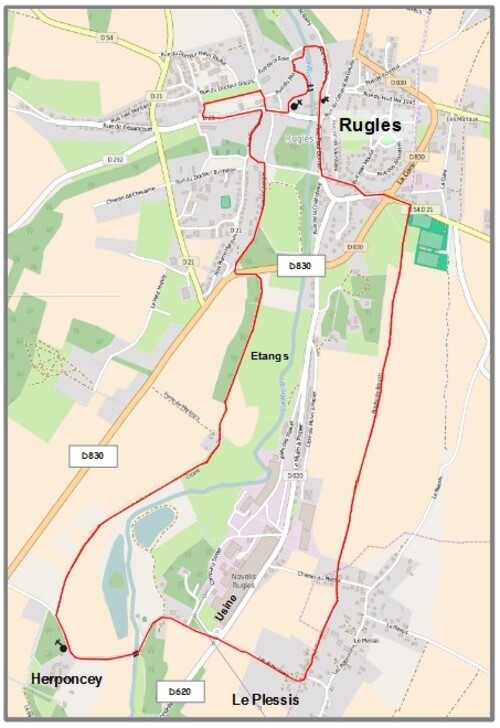 Le circuit du Moulin à Papier et promenade à Rugles