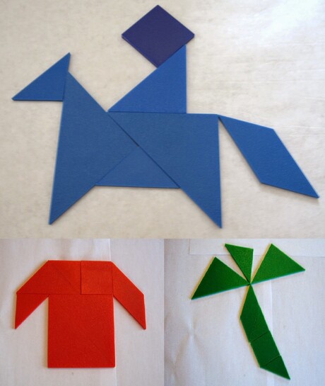 Pâques en tangram