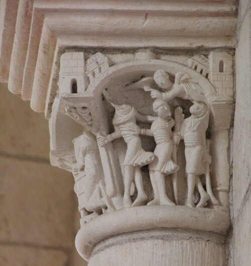 L'église de Gargilesse, les chapiteaux