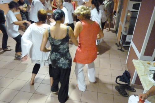 La fête après la démo publique