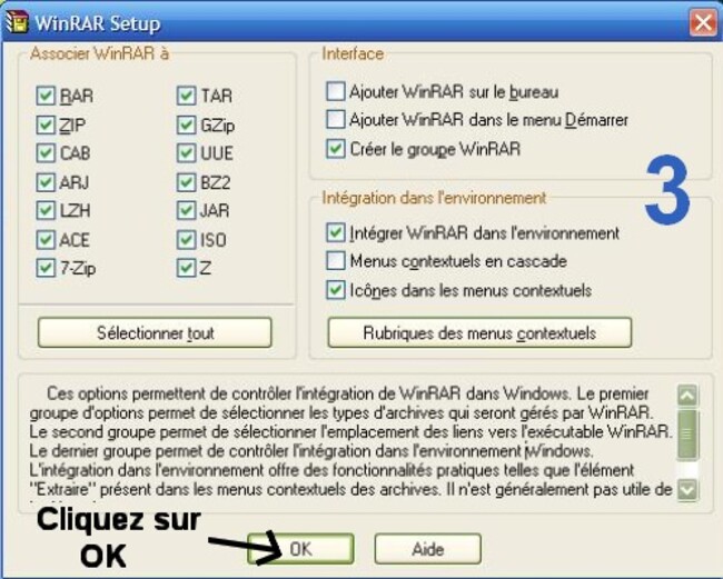 Tutoriel : installer et utiliser WINRAR pour décompresser des fichiers télécharger format WINRAR