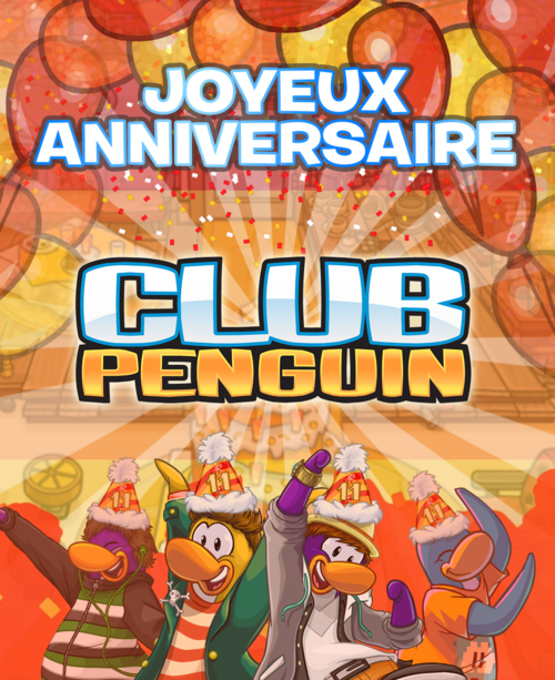 Joyeux anniversaire Club Penguin !