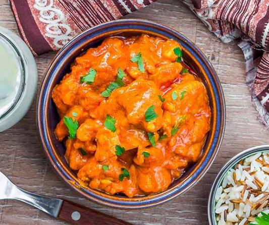 Plat avec curcuma