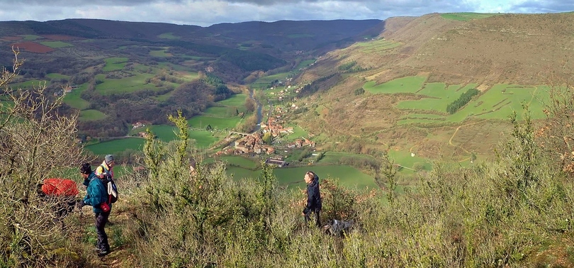 Versols, la grimpe du Mont Grand