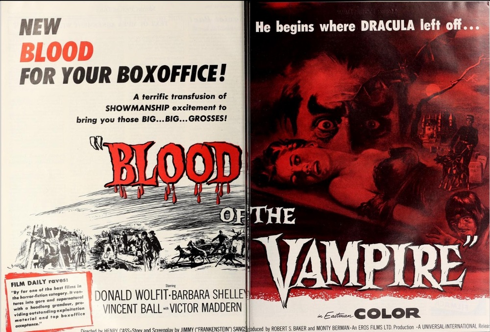 BLOOD OF THE VAMPIRE BOX OFFICE USA 1958