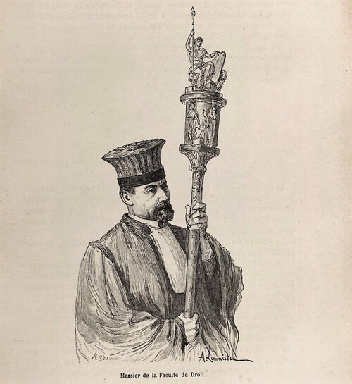 XXXIII La Faculté de Droit de Paris en 1888 par Louis Rousselet