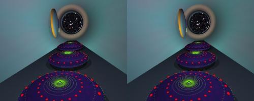 Intérieur du Derelick en vue stéréo