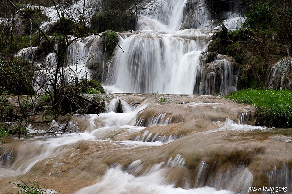 Sortie sous la pluie pour voir de l'eau...