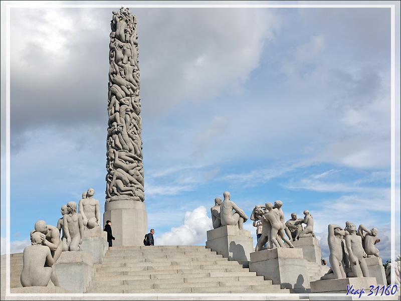 Parc de sculptures Gustav Vigeland (Installation Vigeland) - Oslo - Norvège