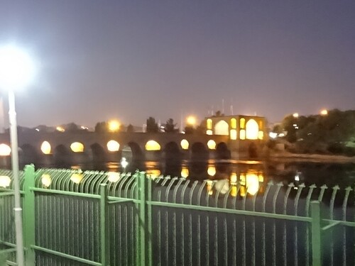 Ispahan, les ponts illuminés