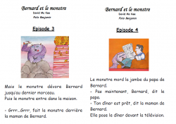 BERNARD ET LE MONSTRE