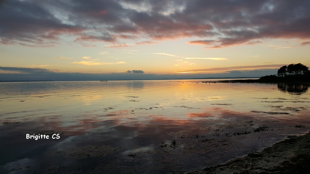 Féérie du coucher de soleil à Andernos...