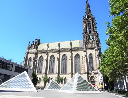 Autour de la cathédrale de Bâle (Suisse)