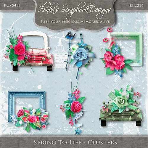 Spring To Life by Ilonka Scrapbook Designs