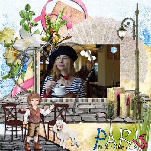 " Paris " un nouveau et magnifique kit de notre amie Louise.
