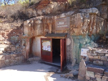 L'entrée de l'ex mine de cuivre