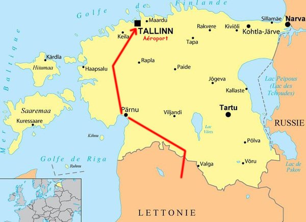 Circuit organisé dans les Pays Baltes : 1 - Généralités