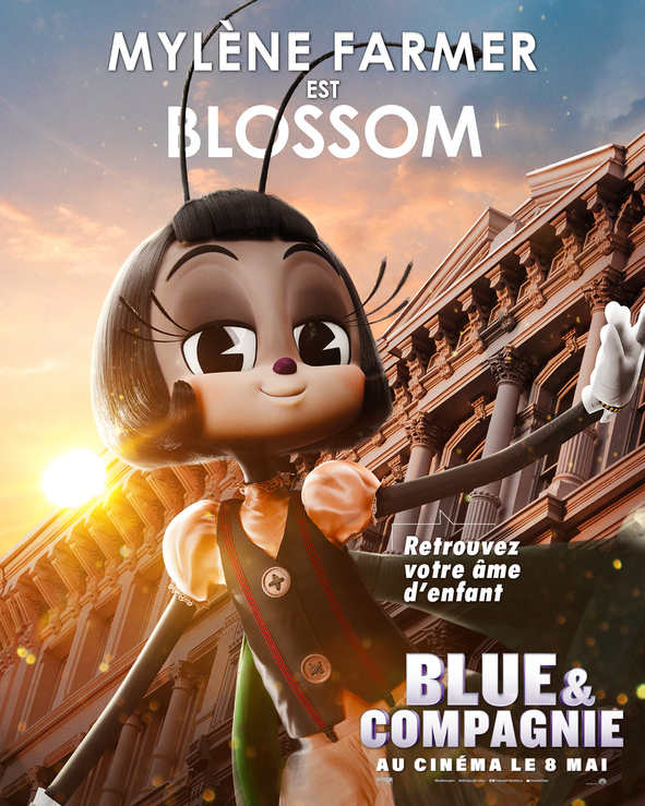 BLUE & COMPAGNIE : MYLÈNE FARMER & JOSÉ GARCIA seront BLUE et BLOSSOM le 8 mai 2024 au cinéma
