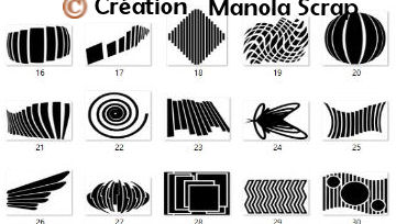 Formes personnalisées de Slats Pour Photoshop