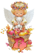 LETTRE ALPHABET - PETIT ANGE ET CHAT