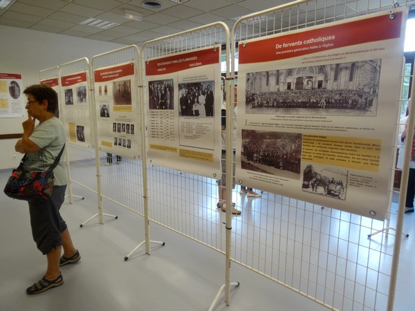 L'exposition "Des Flamands dans le Châtillonnais" a été présentée à Aignay-le-Duc ....