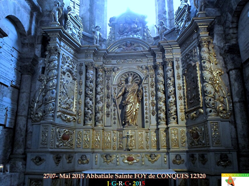 Abbatiale Sainte FOY  de CONQUES  1/2     MAI  2015  D 24/09/2015