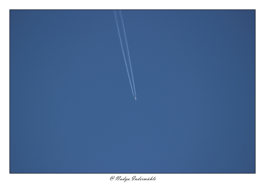 Contrail d'avion