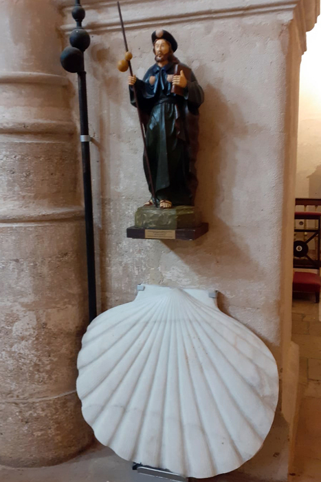J7 - Alicante - Église Sta María - Statue de St Jacques