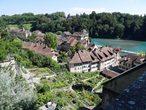 Berne, autour de la Cathédrale, en Suisse (photos)