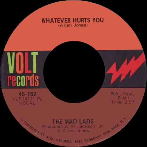 The Mad Lads : Album " In Action " Volt Records S-414 [ US ]