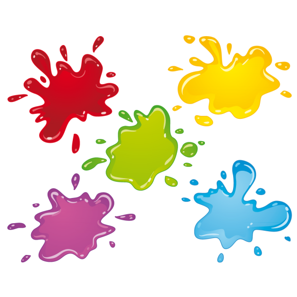 Tâches peinture, png